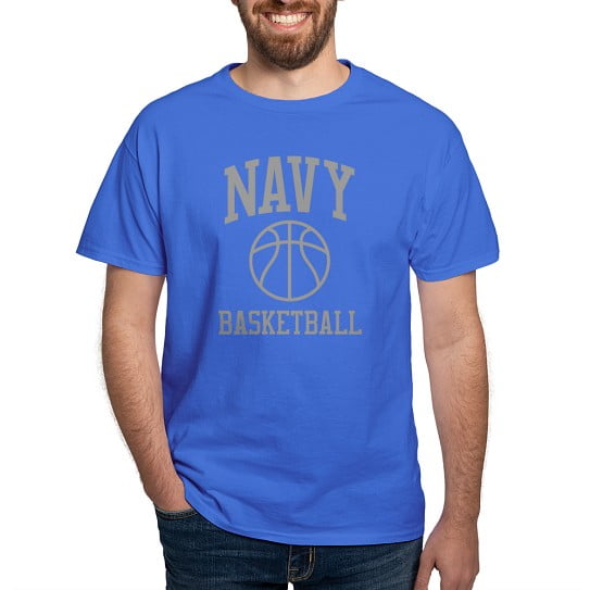 CafePress - U.S. Navy Basketball Dark T Shirt - Men's Classic Cotton T-Shirts