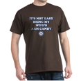 thumbnail image 1 of CafePress - U.S. Navy Being My Wife's Arm Candy Dark T Shirt - 100% Cotton T-Shirt, 1 of 4