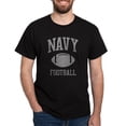 thumbnail image 1 of CafePress - U.S. Navy Football Dark T Shirt - Men's Classic Graphic Cotton T-Shirt, 1 of 4