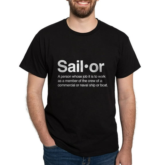 CafePress - U.S. Navy Sailor Dark T Shirt - Men's Classic Graphic Cotton T-Shirt