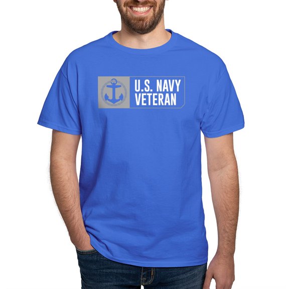 CafePress - U.S.Navy Veteran Dark T Shirt - Men's Classic Graphic Cotton T-Shirt