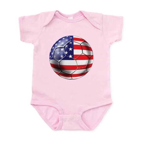 CafePress - U.S. Soccer Ball Infant Bodysuit - Baby Light Bodysuit, Size Newborn - 24 Months