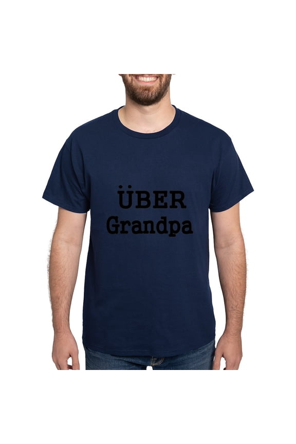 - UBER Grandpa T Shirt - Men's Classic Graphic Cotton T-Shirt