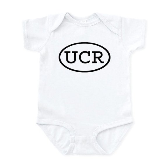 CafePress - UCR Oval Infant Bodysuit - Baby Light Bodysuit, Size Newborn - 24 Months