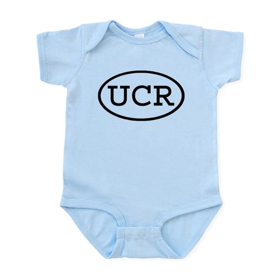 CafePress - UCR Oval Infant Bodysuit - Baby Light Bodysuit, Size Newborn - 24 Months
