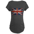 thumbnail image 1 of CafePress - UK British Union Jack Flag Retro Maternity T Shirt - Maternity Dark T-Shirt, 1 of 3