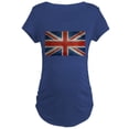 thumbnail image 1 of CafePress - UK British Union Jack Flag Retro Maternity T Shirt - Maternity Dark T-Shirt, 1 of 3