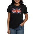 thumbnail image 1 of CafePress - UK British Union Jack Flag Retro Style 3:5 T Shirt - Women's Traditional Fit Dark T-Shirt, 1 of 4