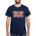 thumbnail image 1 of CafePress - UK Flag Distressed Dark T Shirt - Men's Classic Graphic Cotton T-Shirt, 1 of 4