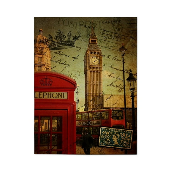 CafePress - UK London Big Ben - Large Plush Fleece Throw Blanket, 80" L x 60" W