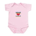 thumbnail image 1 of CafePress - UKRAINE ALWAYS Body Suit - Baby Light Bodysuit, Size Newborn - 24 Months, 1 of 4