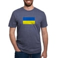 thumbnail image 1 of CafePress - UKRAINE Flag Blue And Yellow Men's Deluxe T Shirt - Mens Tri-blend T-Shirt, 1 of 4