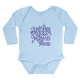 thumbnail image 1 of CafePress - UNICORN KISSES And MERMAID WISHES Body Suit - Long Sleeve Cotton Baby Bodysuit, 1 of 4