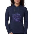 thumbnail image 1 of CafePress - UNICORN KISSES And MERMAID WISHES Long Sleeve T Sh - Womens Hooded Shirt, 1 of 3