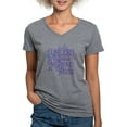 thumbnail image 1 of CafePress - UNICORN KISSES And MERMAID WISHES T Shirt - Women's V-Neck Dark T-Shirt, 1 of 4