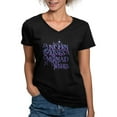 thumbnail image 1 of CafePress - UNICORN KISSES And MERMAID WISHES T Shirt - Women's V-Neck Dark T-Shirt, 1 of 4