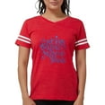 thumbnail image 1 of CafePress - UNICORN KISSES And MERMAID WISHES T Shirt - Womens Football Shirt, 1 of 4