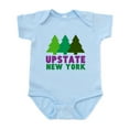 thumbnail image 1 of CafePress - UPSTATE NEW YORK (PINE TREES) Infant Bodysuit - Baby Light Bodysuit, Size Newborn - 24 Months, 1 of 4