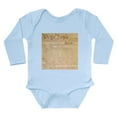 thumbnail image 1 of CafePress - US CONSTITUTION Body Suit - Long Sleeve Cotton Baby Bodysuit, 1 of 4