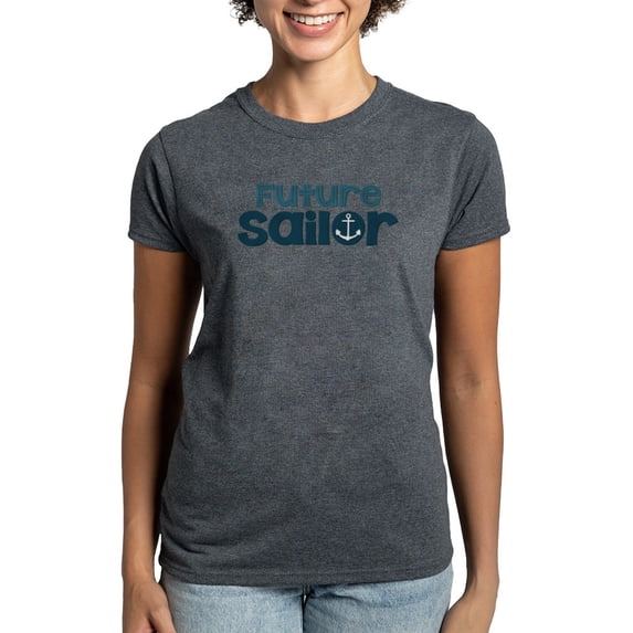 CafePress - US Navy Future Sailor Women's Dark T Shirt - Women's Traditional Fit Dark T-Shirt