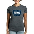 thumbnail image 1 of CafePress - US Navy Proud Navy Aunt Women's Dark T Shirt - Women's Traditional Fit Dark T-Shirt, 1 of 4