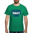 thumbnail image 1 of CafePress - US Navy Proud Navy Dad Dark T Shirt - Men's Classic Graphic Cotton T-Shirt, 1 of 4