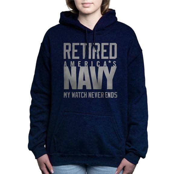 CafePress - US Navy Retired Not Deco - Pullover Hoodie, Classic & Comfortable Hooded Sweatshirt