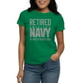 thumbnail image 1 of CafePress - US Navy Retired Not Decommiss Women's Dark T Shirt - Women's Traditional Fit Dark T-Shirt, 1 of 4