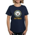 thumbnail image 1 of CafePress - US Navy Retired Women's Dark T Shirt - Women's Traditional Fit Dark T-Shirt, 1 of 4