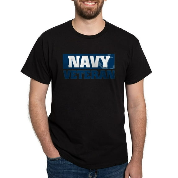CafePress - US Navy Veteran Dark T Shirt - Men's Classic Graphic Cotton T-Shirt