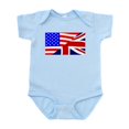 thumbnail image 1 of CafePress - USA And UK Flags Body Suit - Baby Light Bodysuit, Size Newborn - 24 Months, 1 of 4