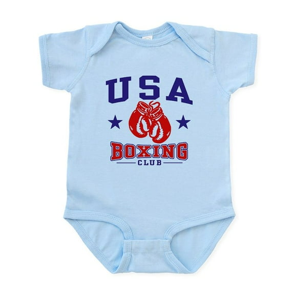 CafePress - USA Boxing Infant Bodysuit - Baby Light Bodysuit, Size Newborn - 24 Months