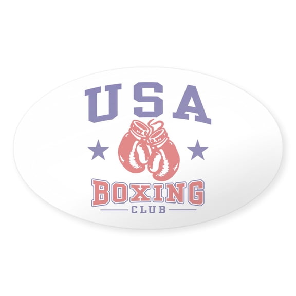 CafePress - USA Boxing - Sticker (Oval)
