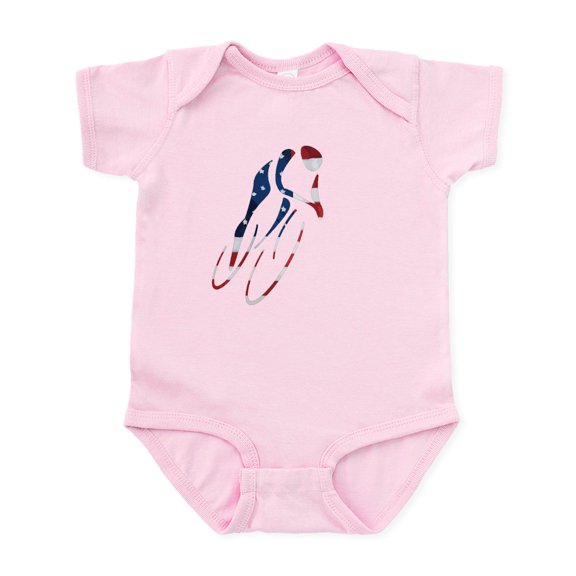 CafePress - USA Cycling Infant Bodysuit - Baby Light Bodysuit, Size Newborn - 24 Months
