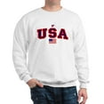 thumbnail image 1 of CafePress - USA Flag Sweatshirt - Crew Neck Sweatshirt, 1 of 4