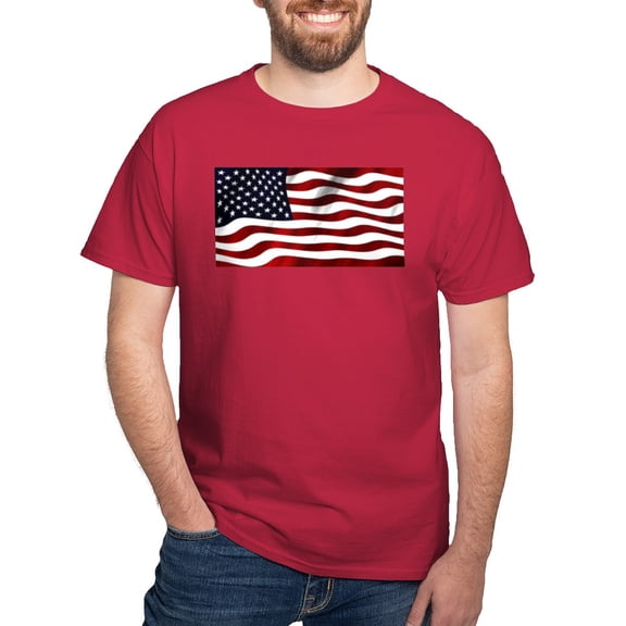 CafePress - USA Flag T Shirt - Men's Classic Graphic Cotton T-Shirt