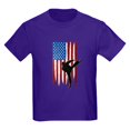 thumbnail image 1 of CafePress - USA Flag Team Taekwondo Kids Light T Shirt - Dark T-Shirt Kids XS-XL, 1 of 4