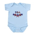 thumbnail image 1 of CafePress - USA Infant Bodysuit - Baby Light Bodysuit, Size Newborn - 24 Months, 1 of 4