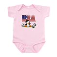 thumbnail image 1 of CafePress - USA Soccer Body Suit - Baby Light Bodysuit, Size Newborn - 24 Months, 1 of 4