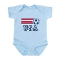thumbnail image 1 of CafePress - USA Soccer Infant Bodysuit - Baby Light Bodysuit, Size Newborn - 24 Months, 1 of 4