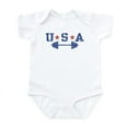 thumbnail image 1 of CafePress - USA Weightlifting Infant Bodysuit - Baby Light Bodysuit, Size Newborn - 24 Months, 1 of 4