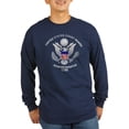 thumbnail image 1 of CafePress - USCG Flag Emblem Long Sleeve Dark T Shirt - Long Sleeve Dark T-Shirt, 1 of 4
