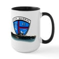 thumbnail image 1 of CafePress - USS Midway Ship Seal V2 - 15 oz Ceramic Large White Novelty Mug, 1 of 4