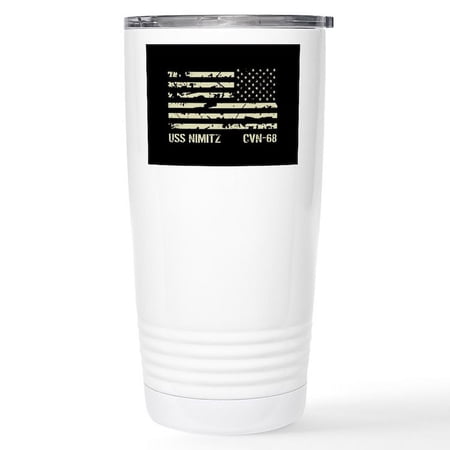 CafePress - USS Nimitz Stainless Steel Travel Mug - Insulated Stainless Steel Travel Tumbler 20 oz.