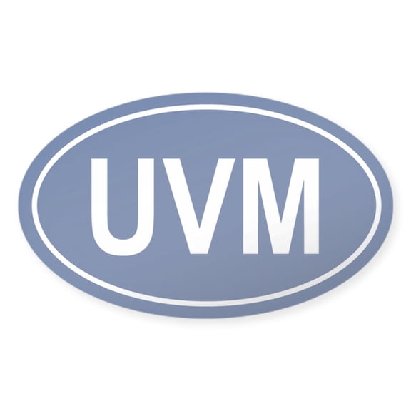 CafePress - UVM Oval Sticker - Sticker (Oval)