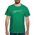 thumbnail image 1 of CafePress - Uffington Horse Black & White Dark T Shirt - Men's Classic Graphic Cotton T-Shirt, 1 of 4