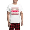thumbnail image 1 of CafePress - Ugly Christmas Sweater Pajamas - Men's Light Loose Fit Cotton Pajama Set, 1 of 7