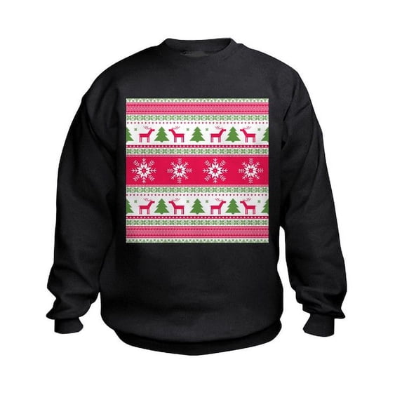 CafePress - Ugly Christmas Sweater Sweatshirt - Kids Sweatshirt, Youth Crew Neck Sweatshirt