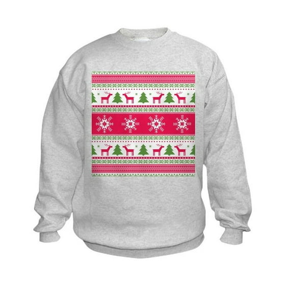 CafePress - Ugly Christmas Sweater Sweatshirt - Kids Sweatshirt, Youth Crew Neck Sweatshirt
