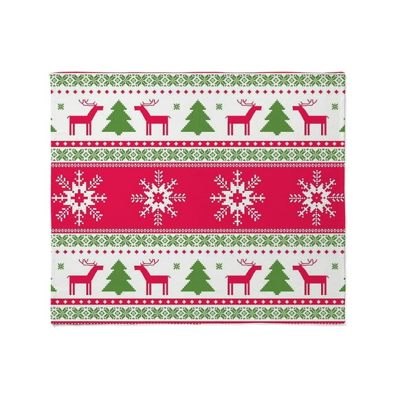 CafePress - Ugly Christmas Sweater Throw Blanket - Soft Fleece Throw Blanket, 50"x60" for All Ages